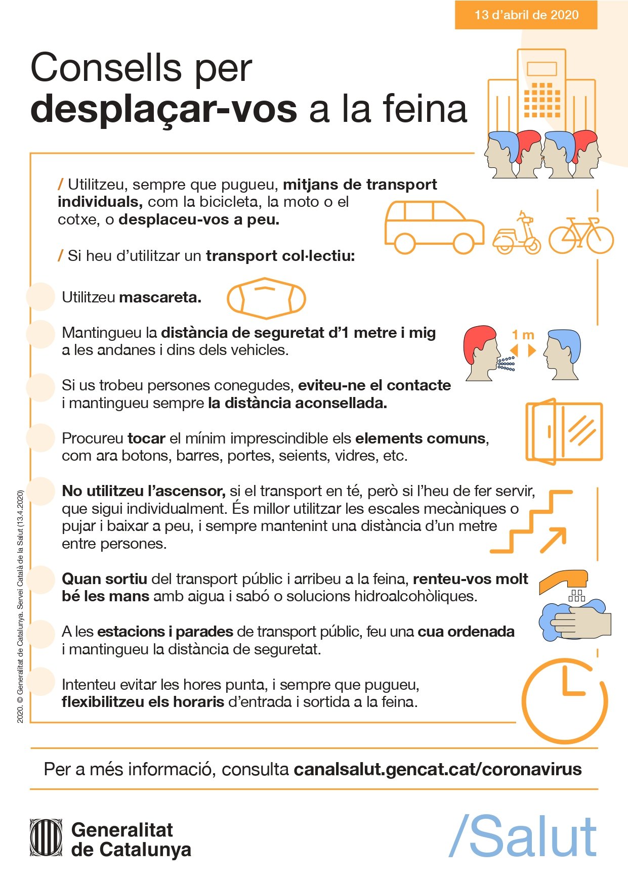 Consells per a desplaçar-te a la feina